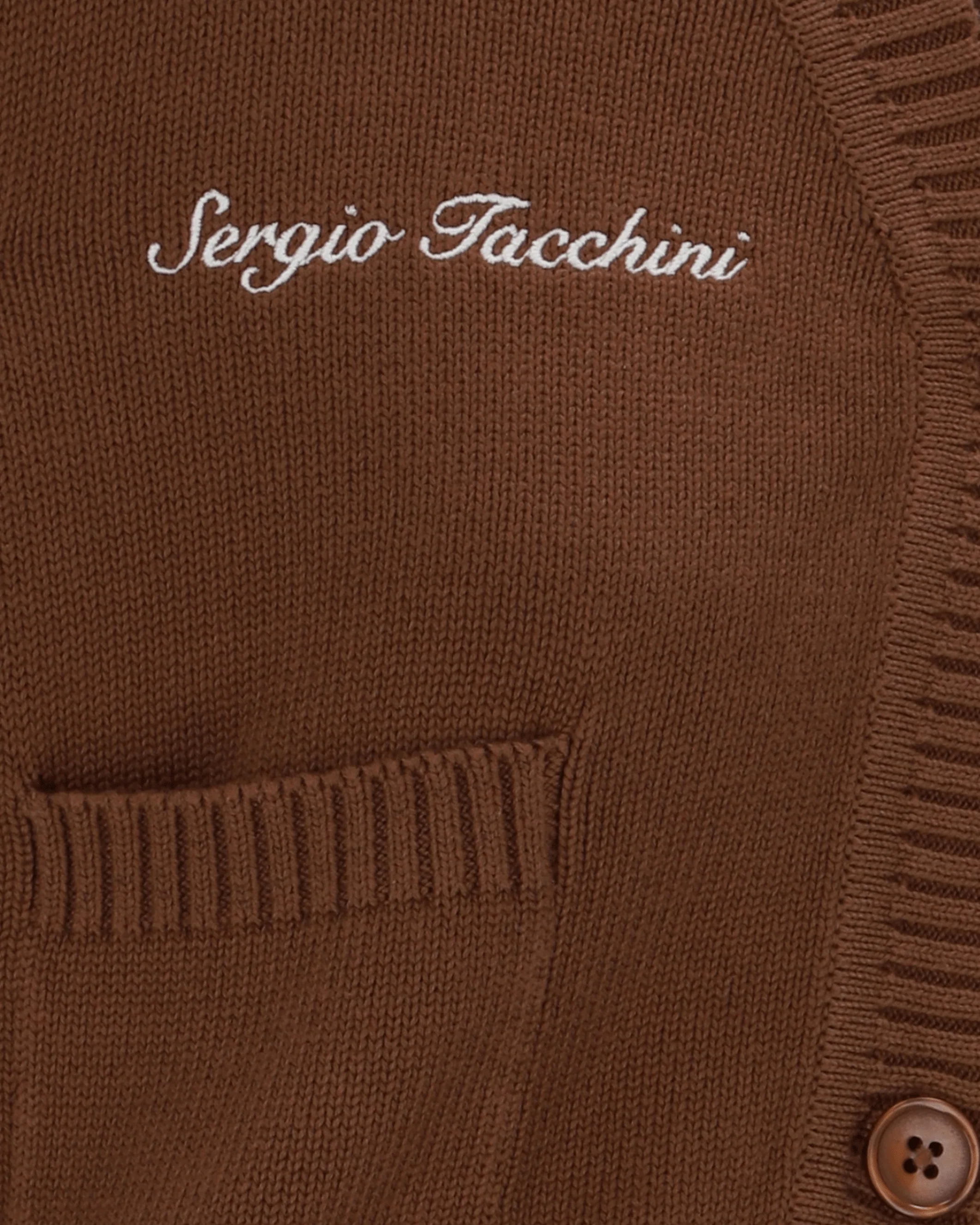 Frankie Knitted Cardigan in Cappuccino - Image 6