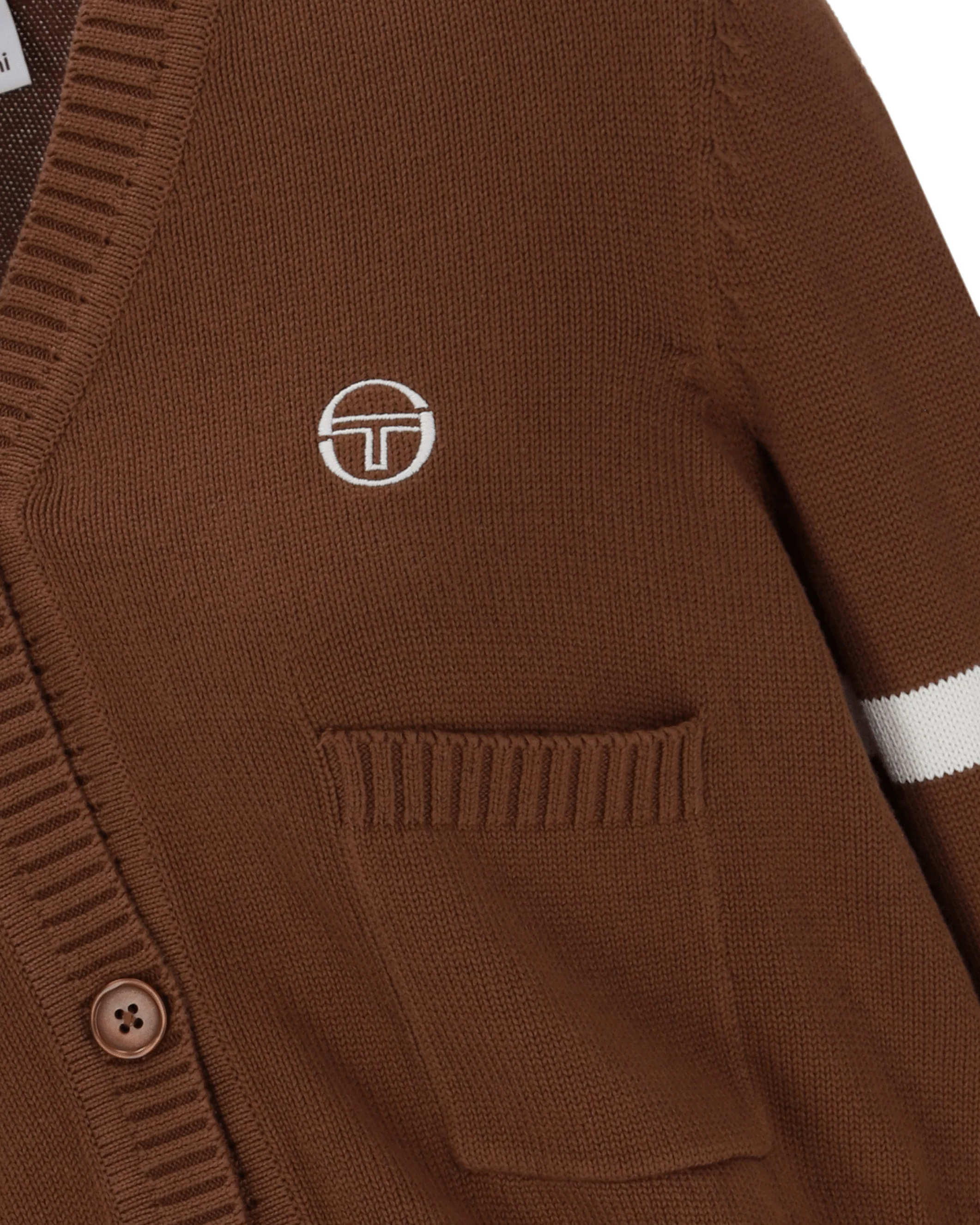 Frankie Knitted Cardigan in Cappuccino - Image 7