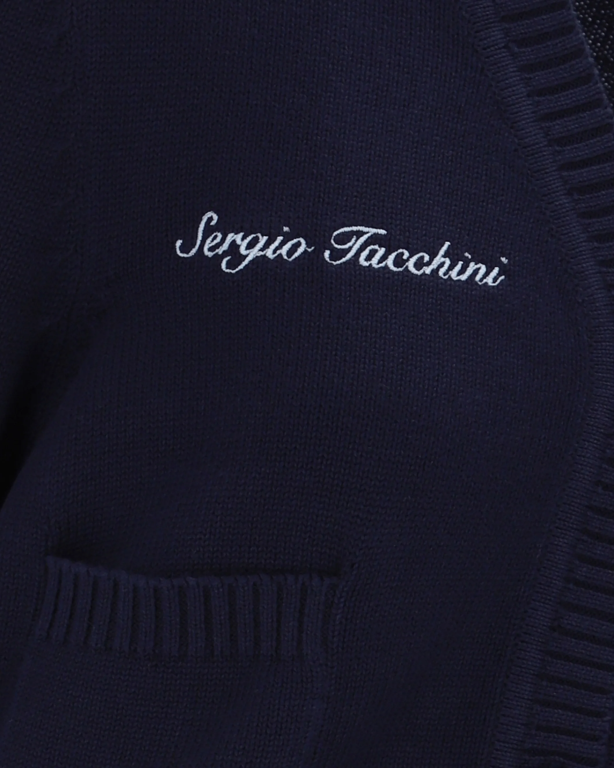 Frankie Knitted Cardigan in Maritime Blue - Image 3