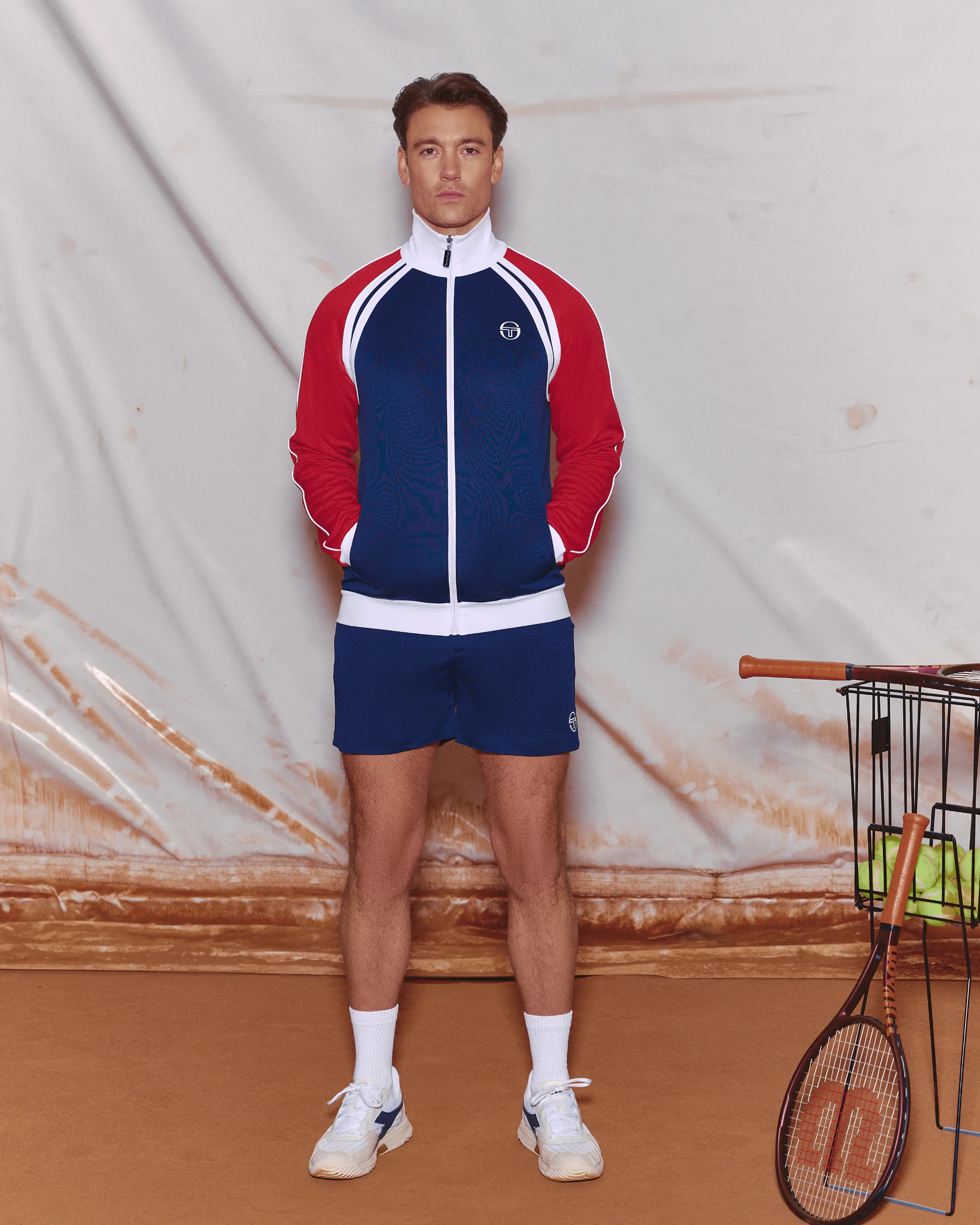 Ghibli Tracktop Tracktop In Maritime Blue/Adrenaline Rush/White - Image 3