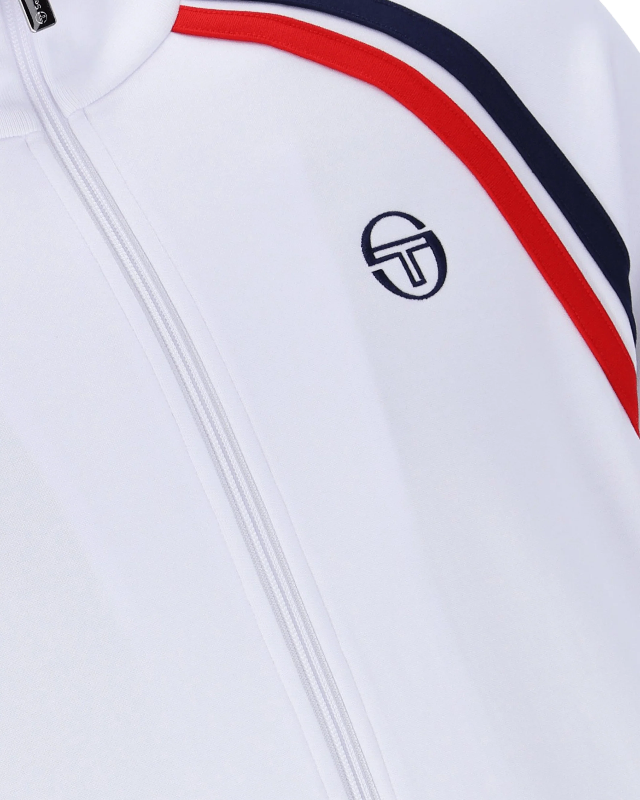 Ghibli Tracktop Tracktop In White/Maritime Blue/Adrenaline Rush - Image 3
