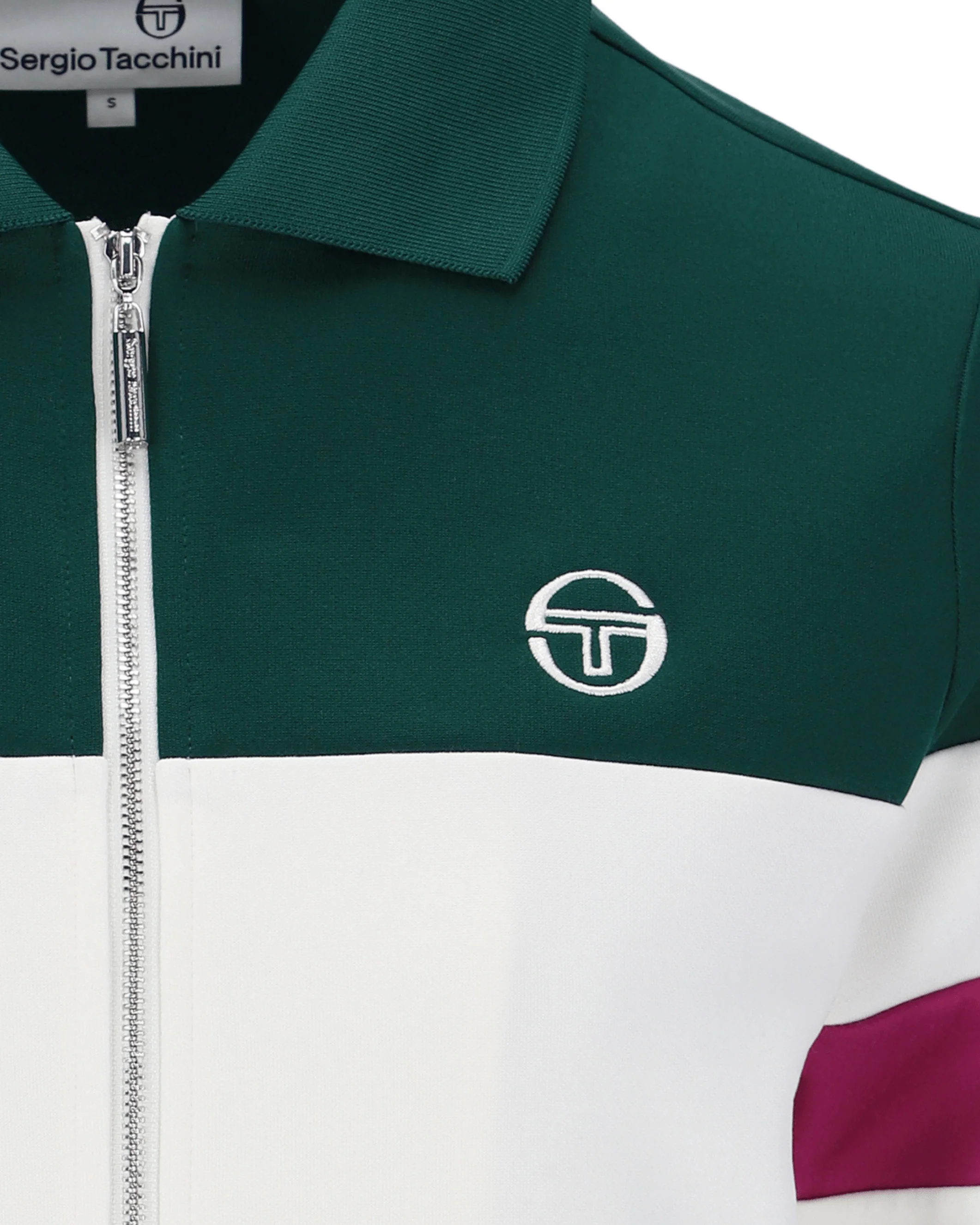 Miss Tomme TJ Track Jacket in Rainforest/Gardenia - Image 4
