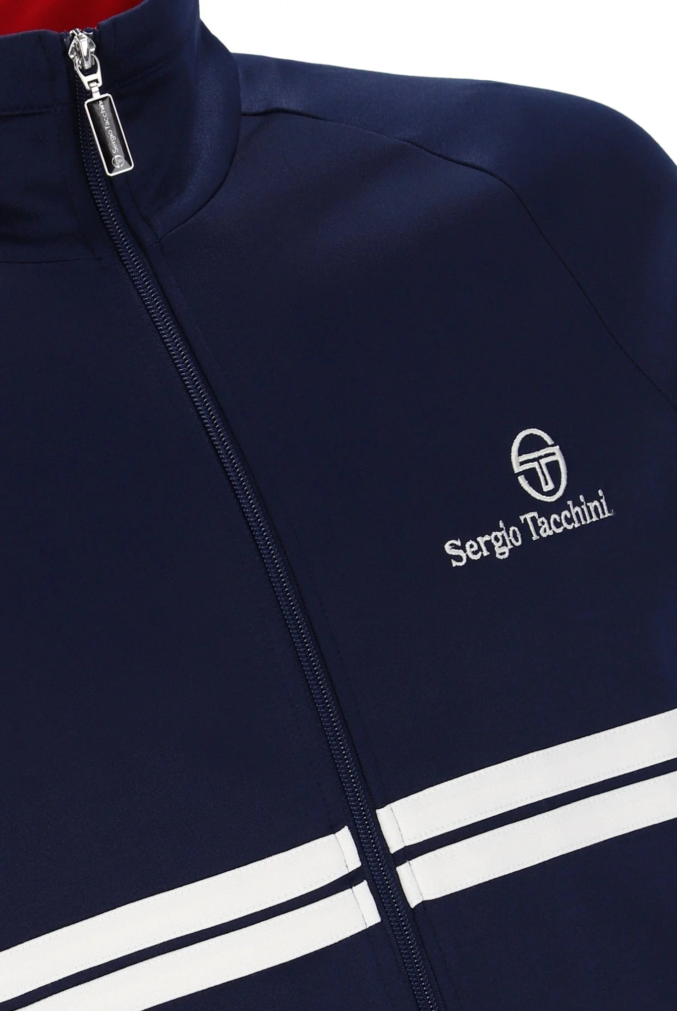 New Dallas Track Top in Maritime Blue /Adrenaline Rush/White - Image 6