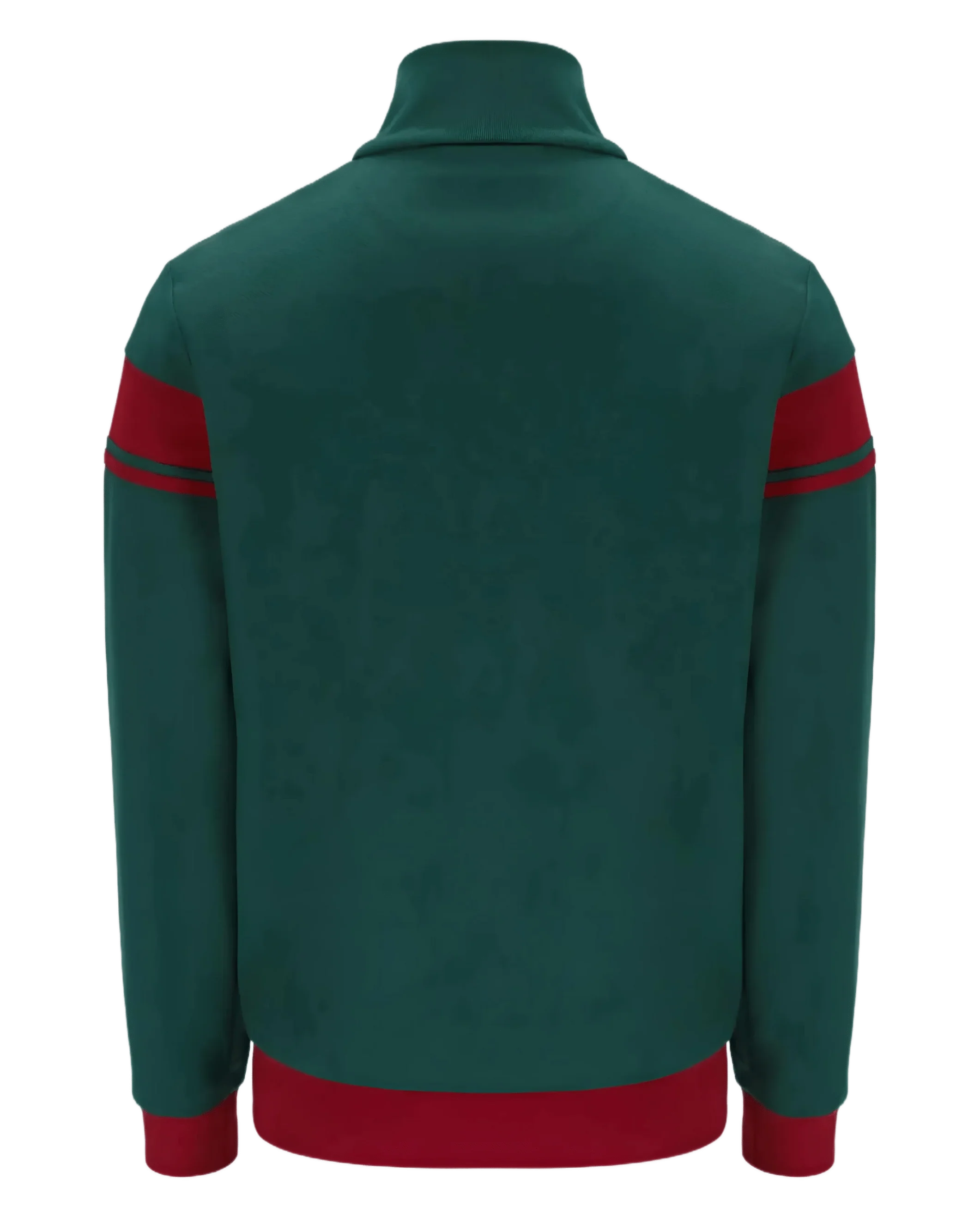 New Damarindo TT Track Top in Rainforest/Sundried Tomato - Image 2