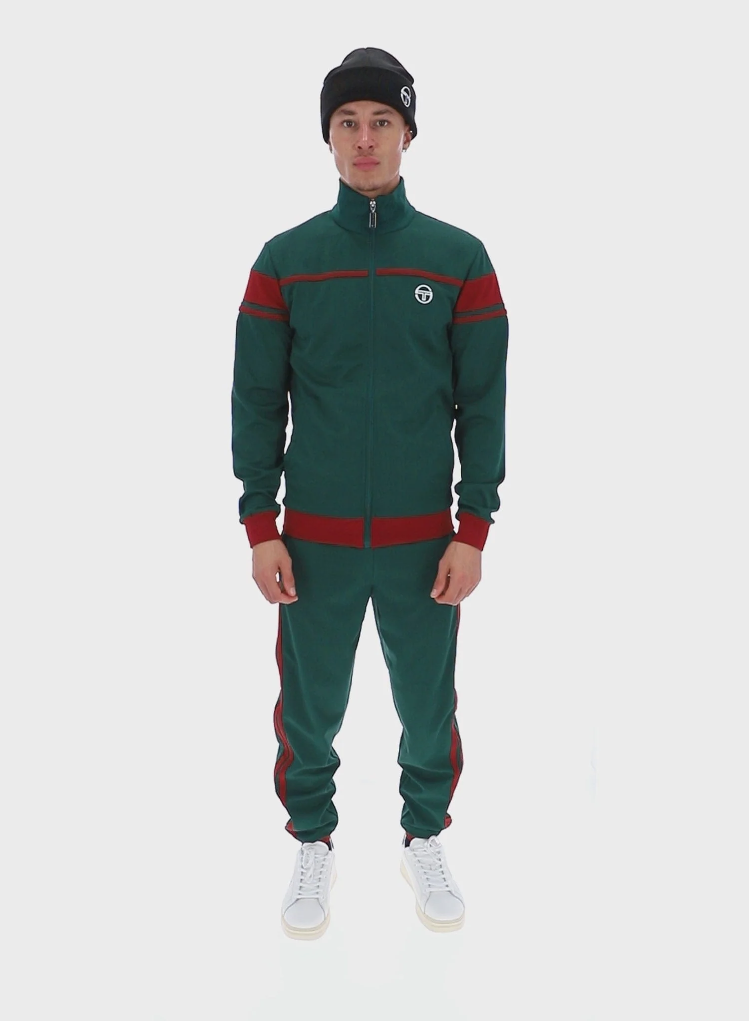 New Damarindo TT Track Top in Rainforest/Sundried Tomato - Image 8