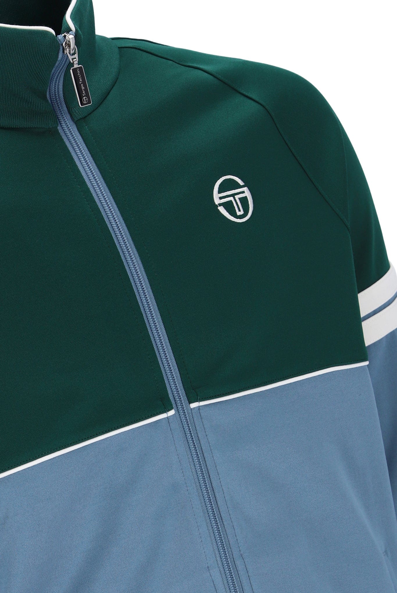 Orion TJ Track Jacket in Rainforest Coronet Blue / Gardenia - Image 4