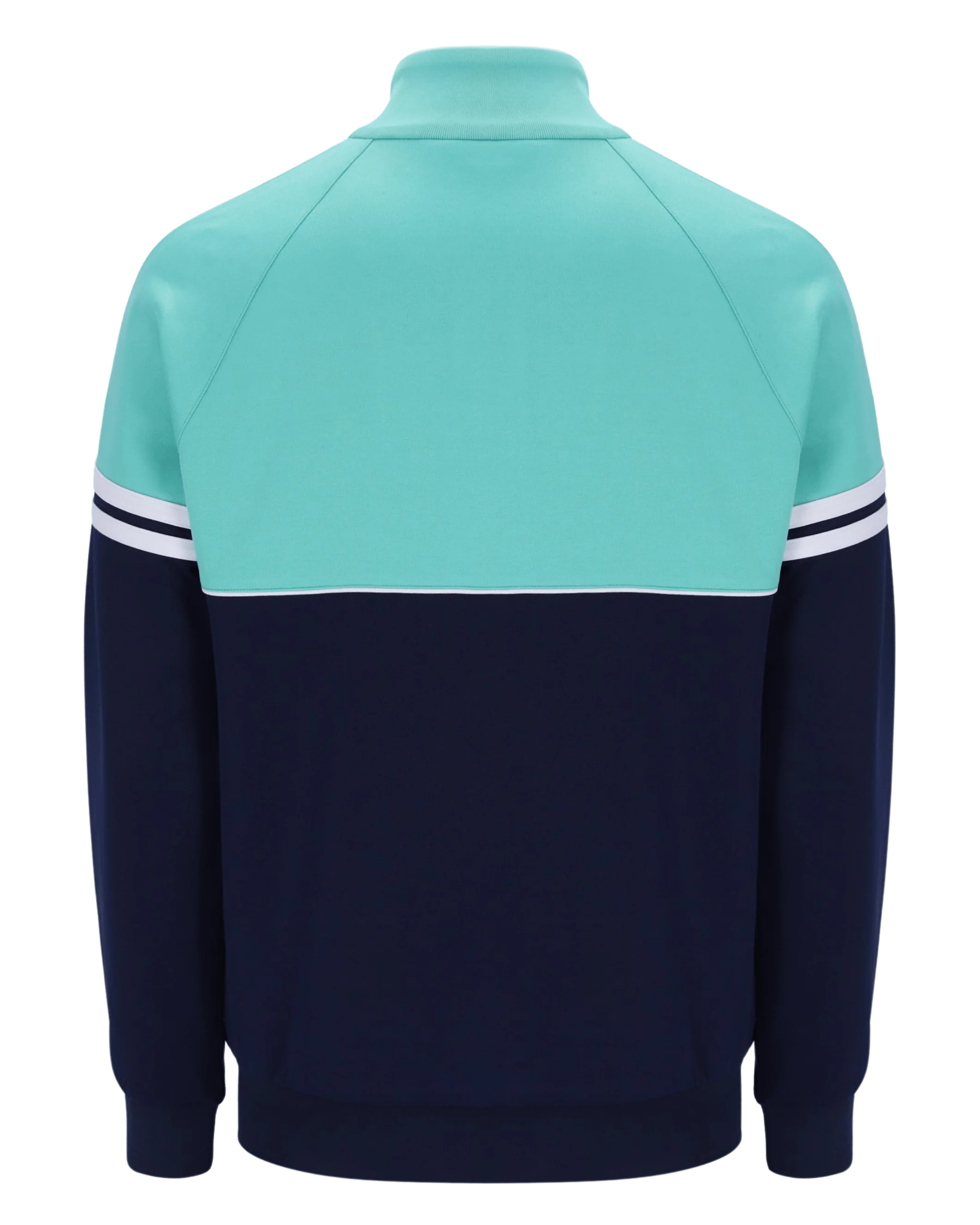 Orion Track Jacket In Pool Blue/Maritime Blue/White - Image 4