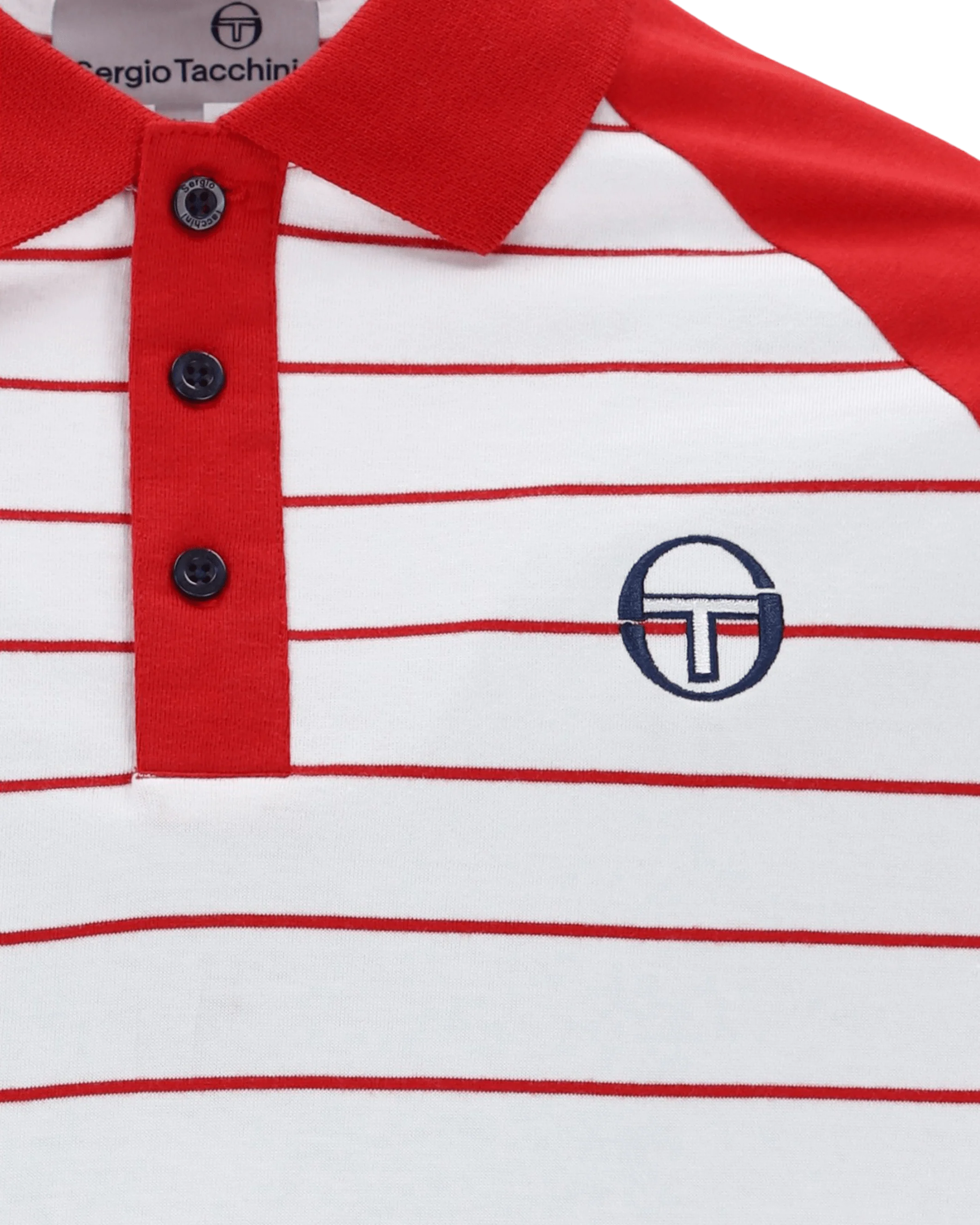 Sandro Polo Polo Shirt In Adrenaline Rush/White - Image 3