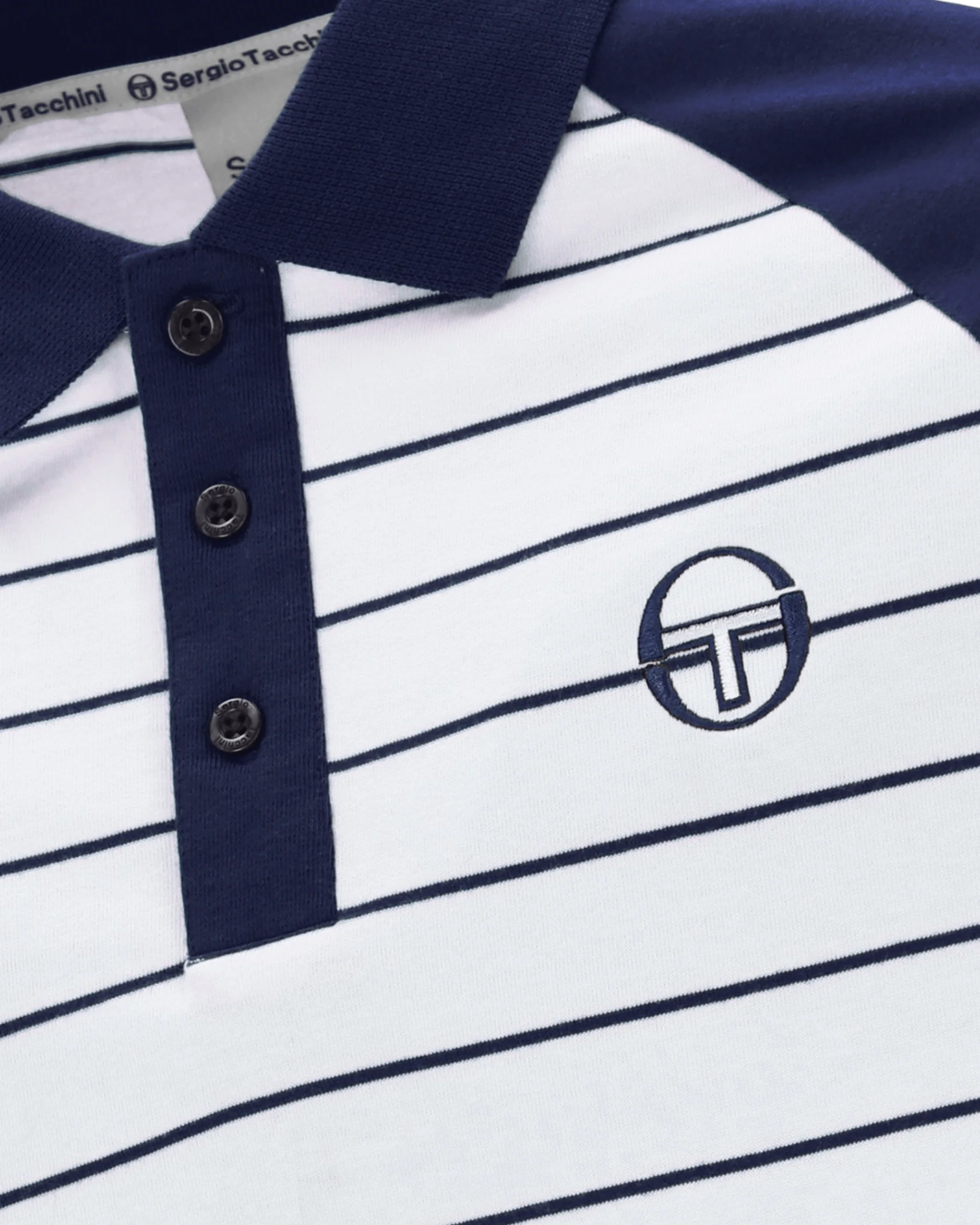 Sandro Polo Polo Shirt In Maritime Blue/White - Image 3
