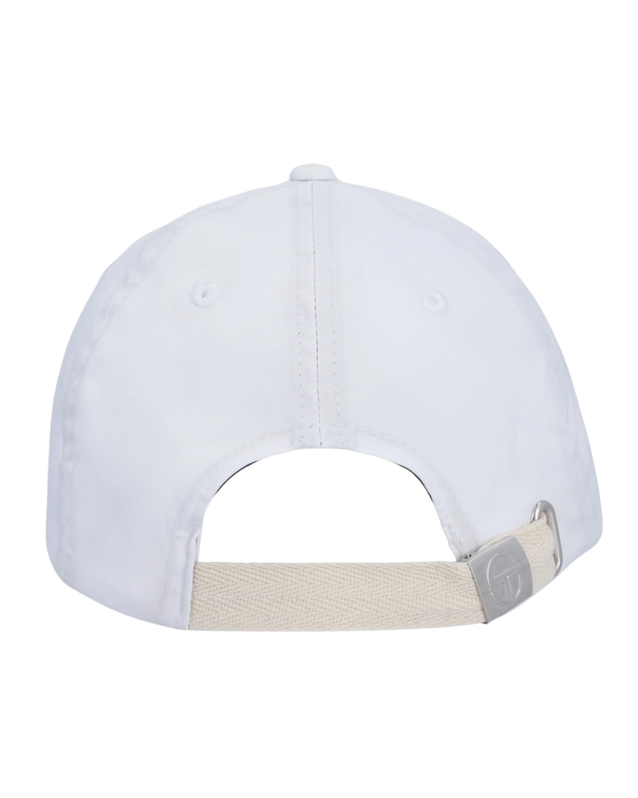 Sentini Cap Classic Baseball Cap In White - Image 3