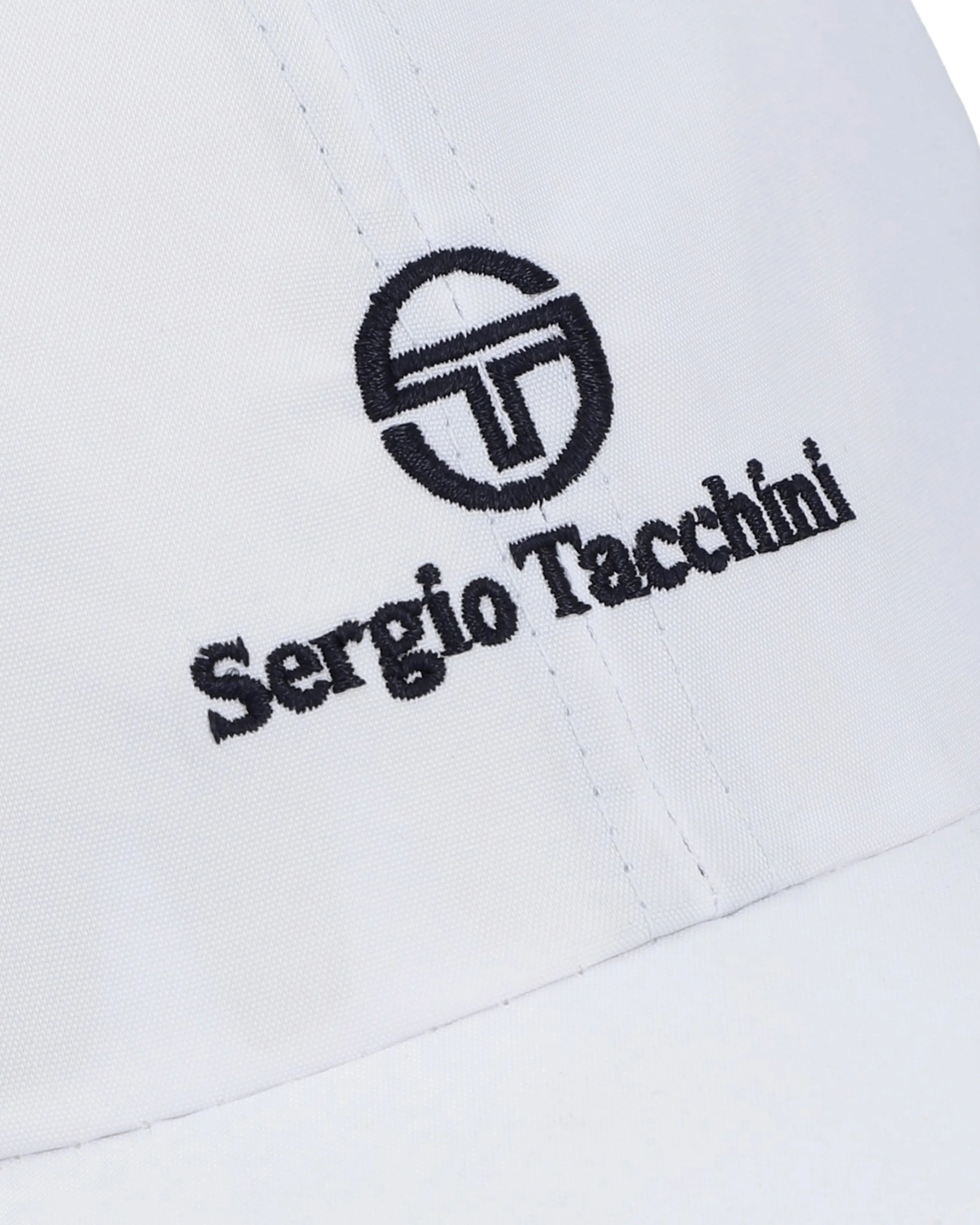 Sentini Cap Classic Baseball Cap In White - Image 4