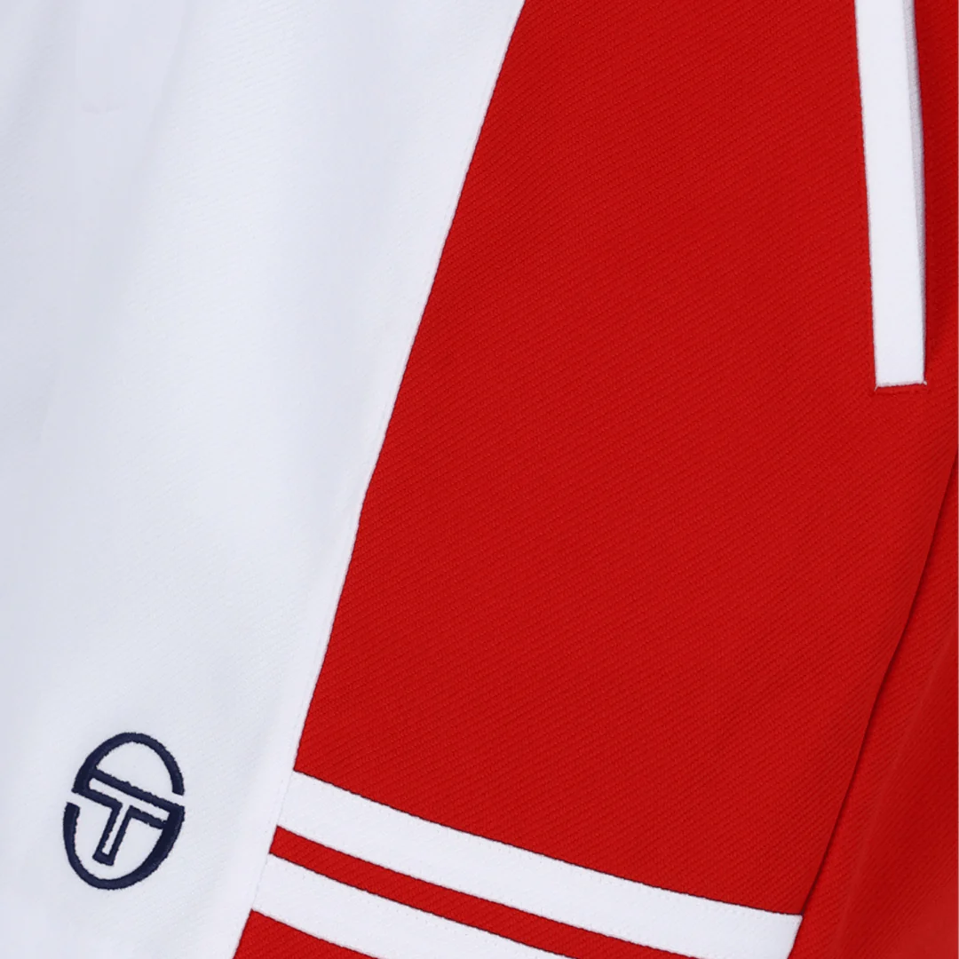 Supermac Short Tennis Short In White/Adrenaline Rush - Image 4