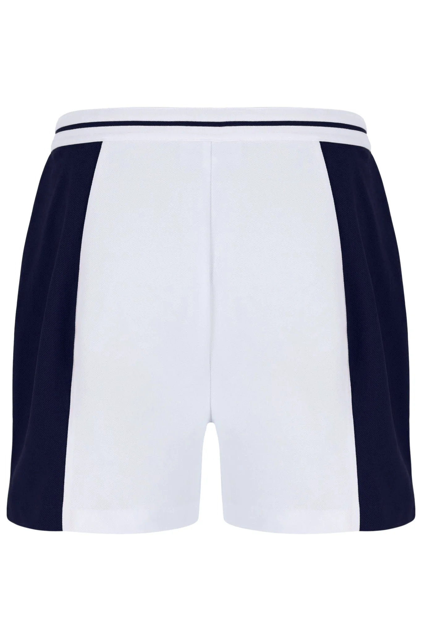 Supermac Short Tennis Short In White/Maritime Blue - Image 4