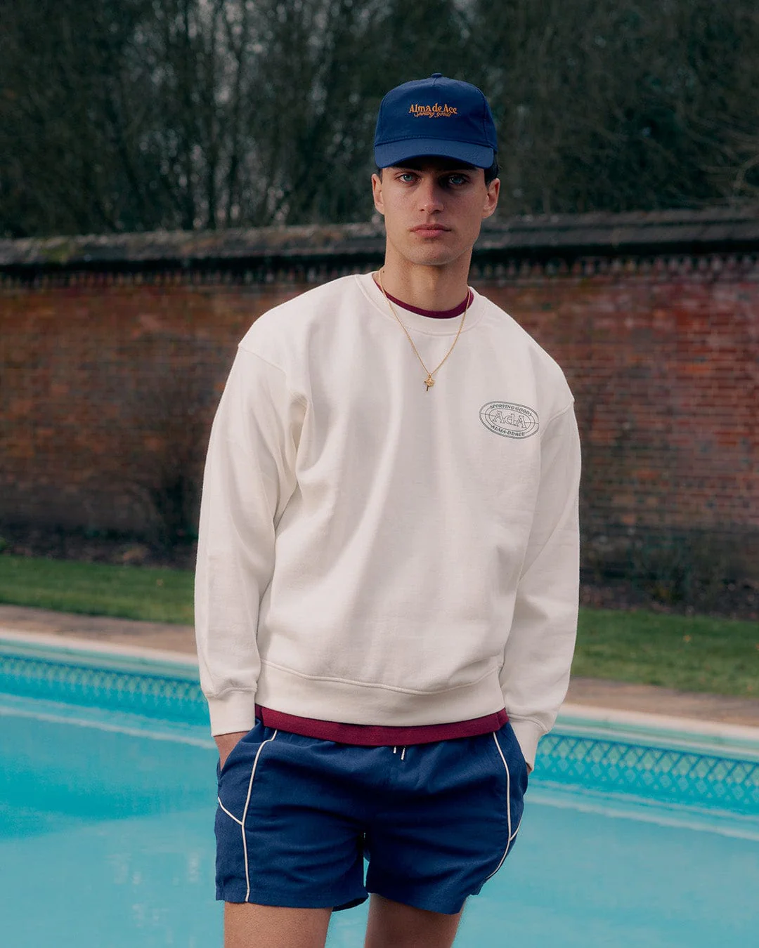 Sporting Goods Cap | Navy & Bronze Gold - Image 4