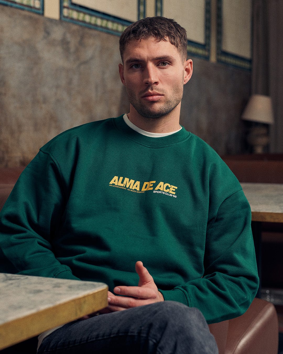 Sports Club 92 Sweatshirt | Green - Image 5