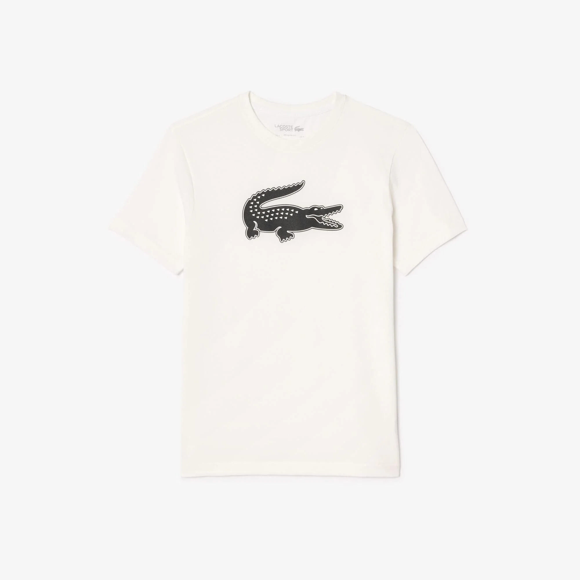 Ultra Dry Crewneck T-Shirt in White/Black - Image 2