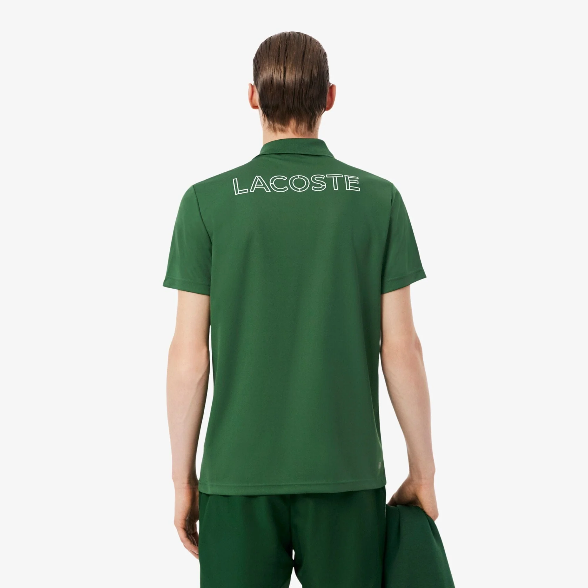 Ultra Dry Off Court Polo in Vert Green - Image 3