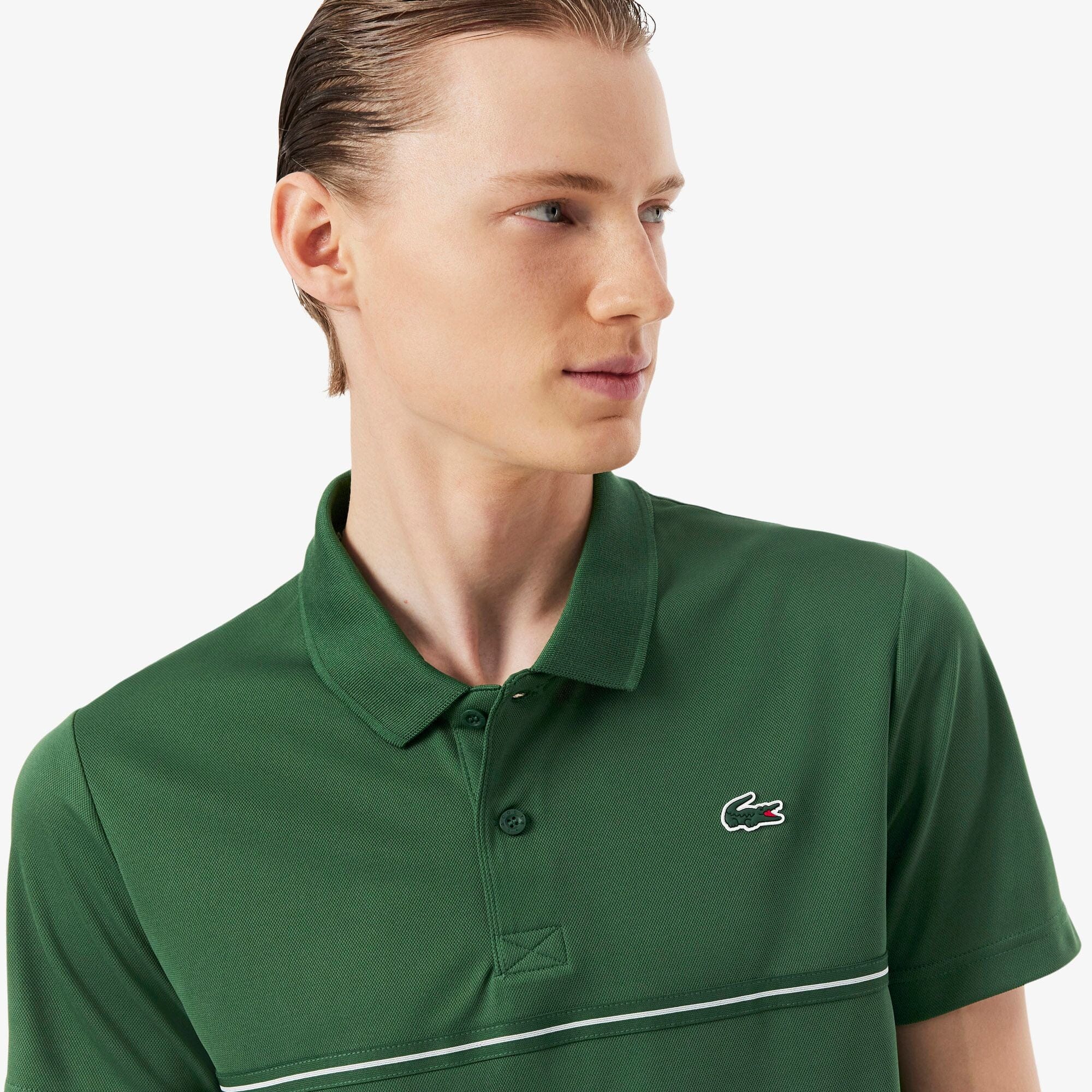 Ultra Dry Off Court Polo in Vert Green - Image 4