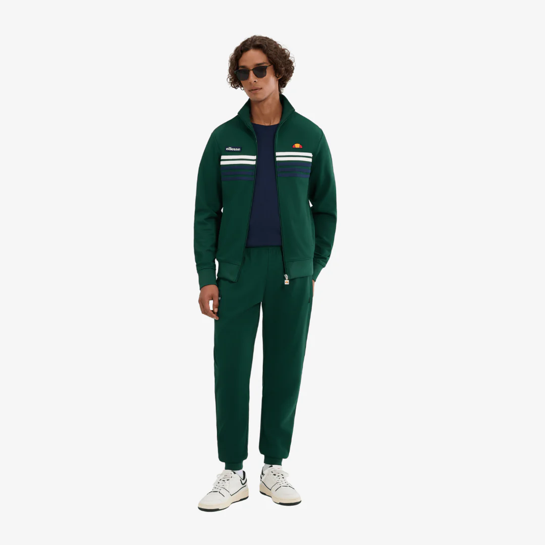 Vicenza Track Jacket in Dark Green - Image 5