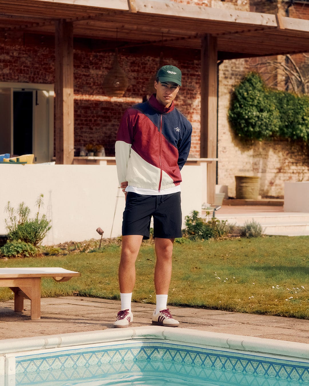 Wave Track Jacket | Burgundy - Image 6